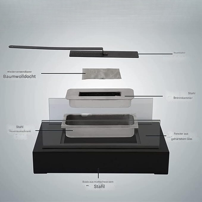 Tragbarer Tischkamin - LumaFlame