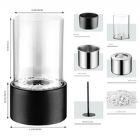 Klassische Öllampe mit offener Flamme - Lumora