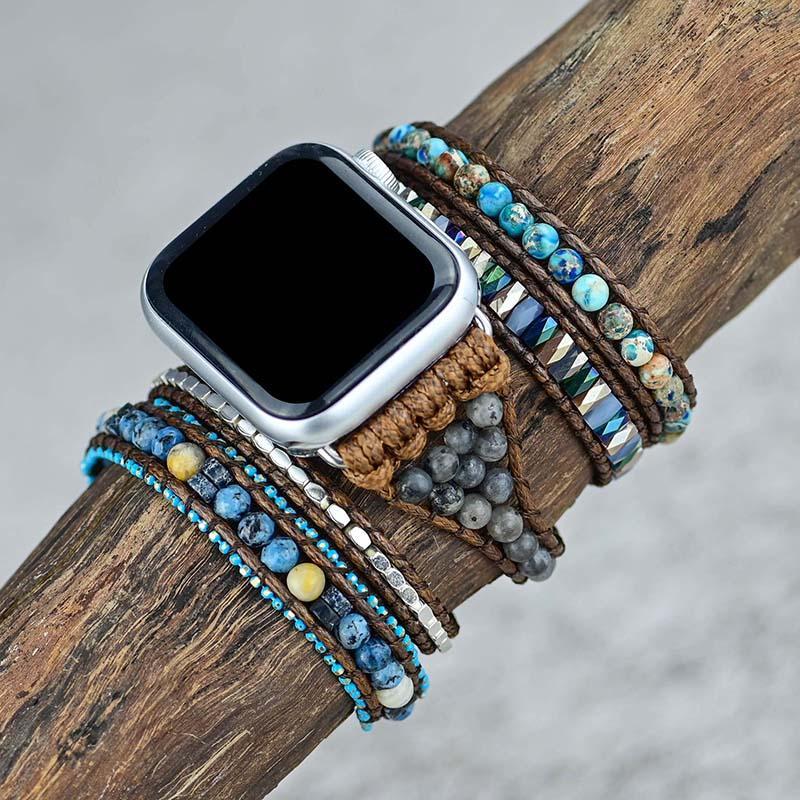 Edelstein-Apple-Watch-Armband - Azure