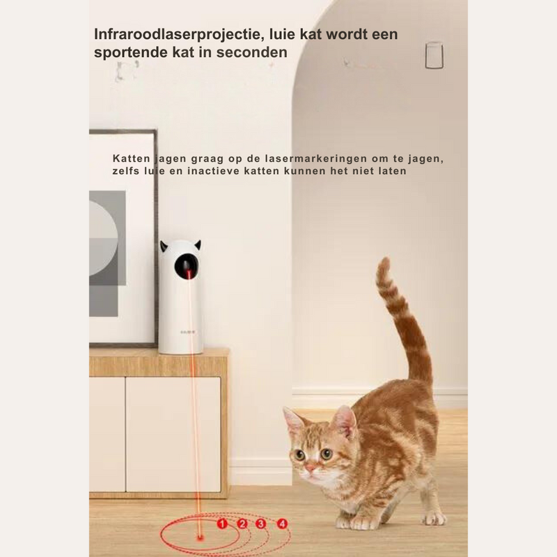 Interaktives Laser-Katzenspielzeug – LaserPaw