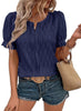 Luftiges & Stilvolles Damen Puffarm-Shirt mit Spitzenakzent – Noemi