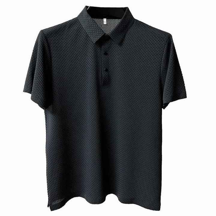Atmungsaktives Herren Poloshirt mit Mesh-Details & Slim Fit – Milan