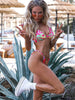 Bikini-Set mit rosa Blumenmuster – Liliane
