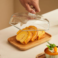 Butter dish made of wood and glass – ButterElegance