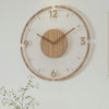 Skandinavischer Stil Holz-Wanduhr - WoodWave