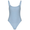 Rippstrukturiertes Damen bodysuit  mit figurbetontem Schnitt – Nea
