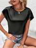 Stilvolles Damen Fledermausarm-Shirt mit Rundhals – Milena