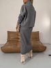 Damen Midikleid mit Rollkragen und Jersey-Detail – Larissa
