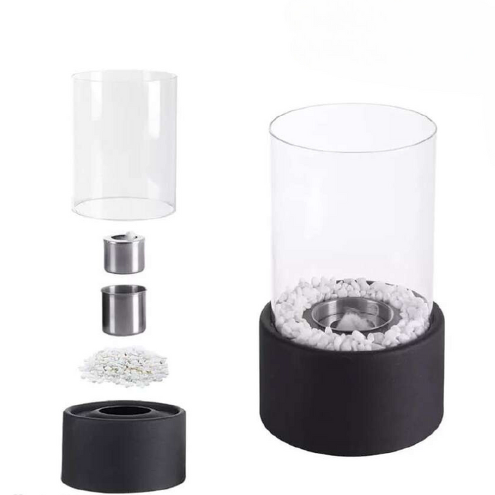 Klassische Öllampe mit offener Flamme - Lumora