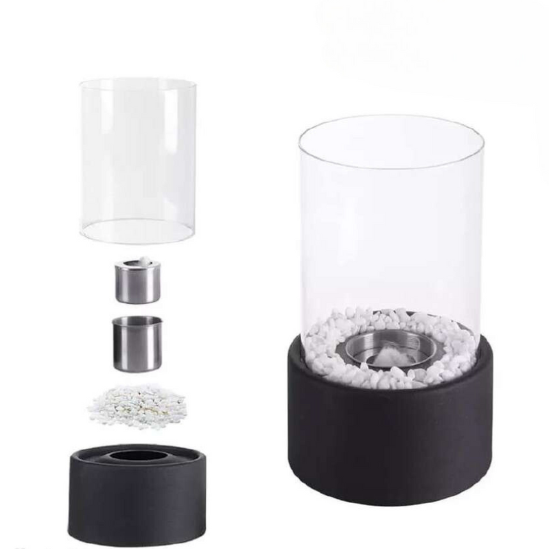 Klassische Öllampe mit offener Flamme - Lumora