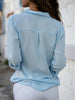 Lockeres Damen-Bluse mit Knopfleiste – Isabella