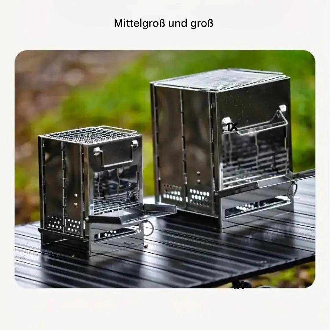 Foldable Stainless Steel Wood Stove - TrailFlame