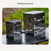 Foldable Stainless Steel Wood Stove - TrailFlame