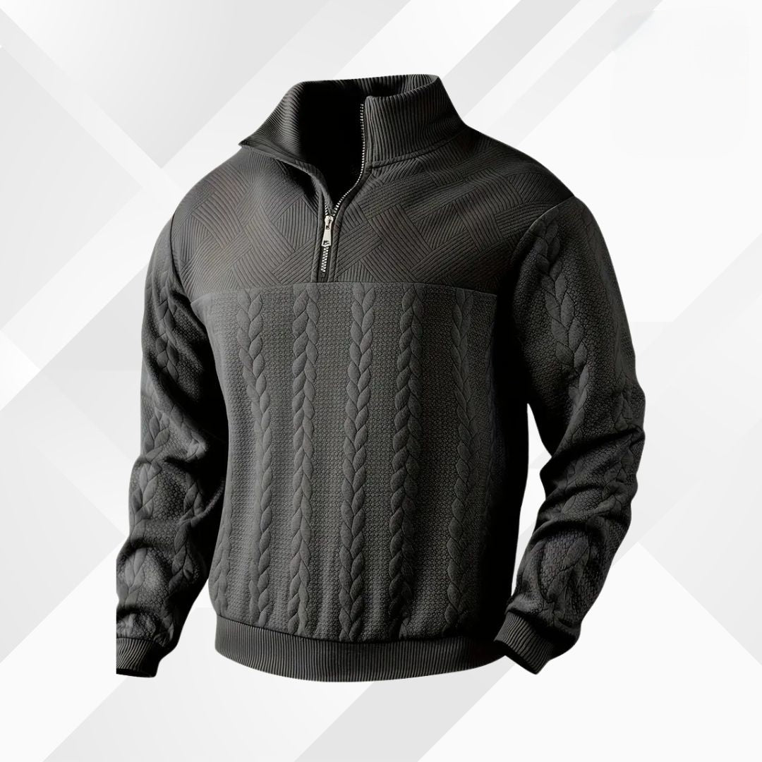 Herren-Pullover mit Kaschmir-Merinowolle – Herbstzauber Severin