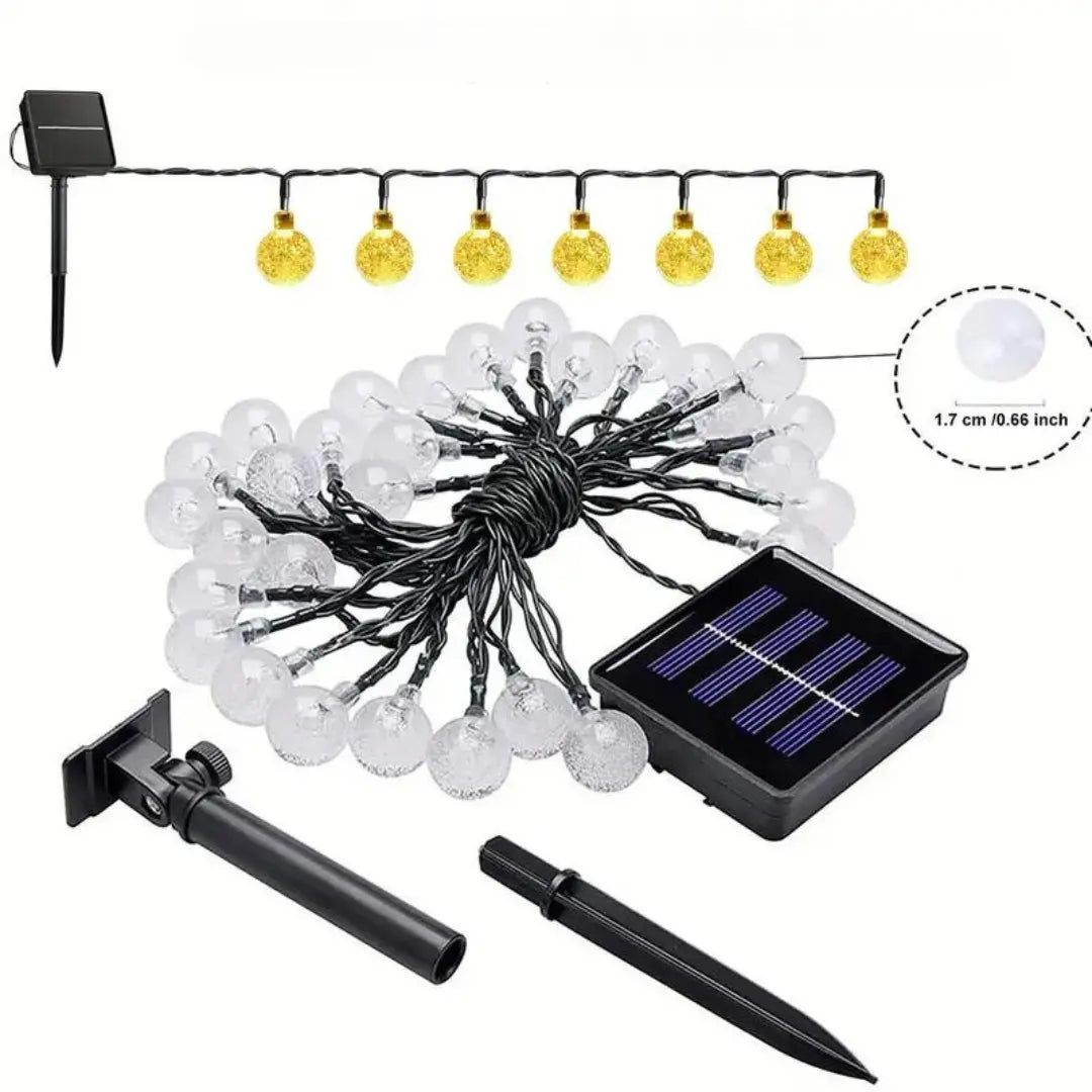 Nachhaltige LED-Lichterkette - SolarGlow