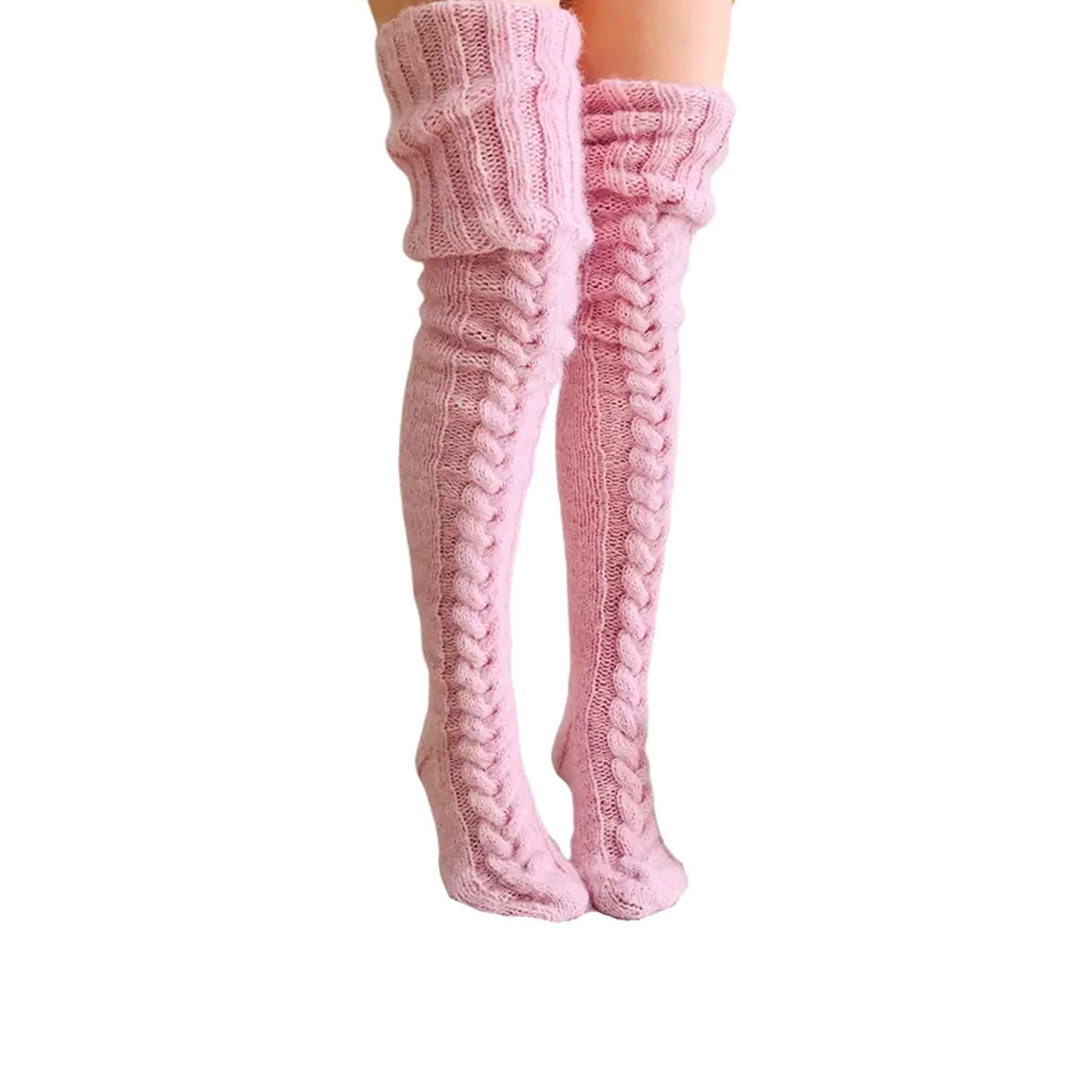 Damen Überknie-Stricksocken – Aurora