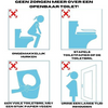 Hygienische Einweg-Toilettensitzauflage – SafeSit