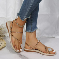 Trendy women's sandals with unique snowflake detail – Arluna