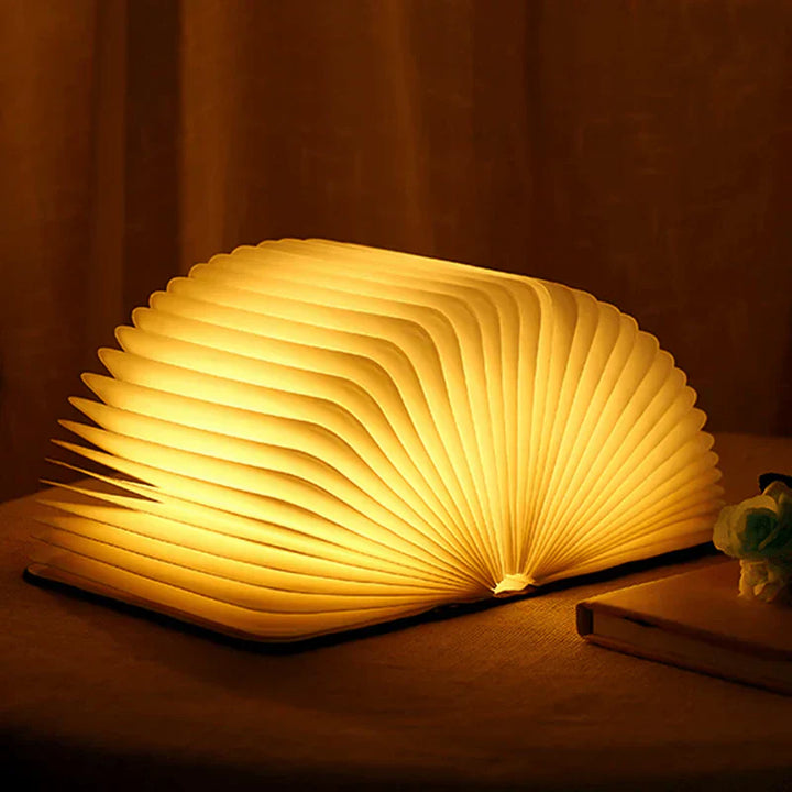 Zusammenklappbare Buchlampe mit warmem LED-Licht - StoryGlow