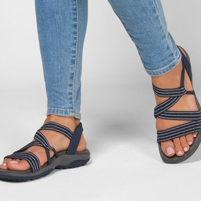 Orthopädische Damen Sandalen mit verstellbaren Riemen – Elvira