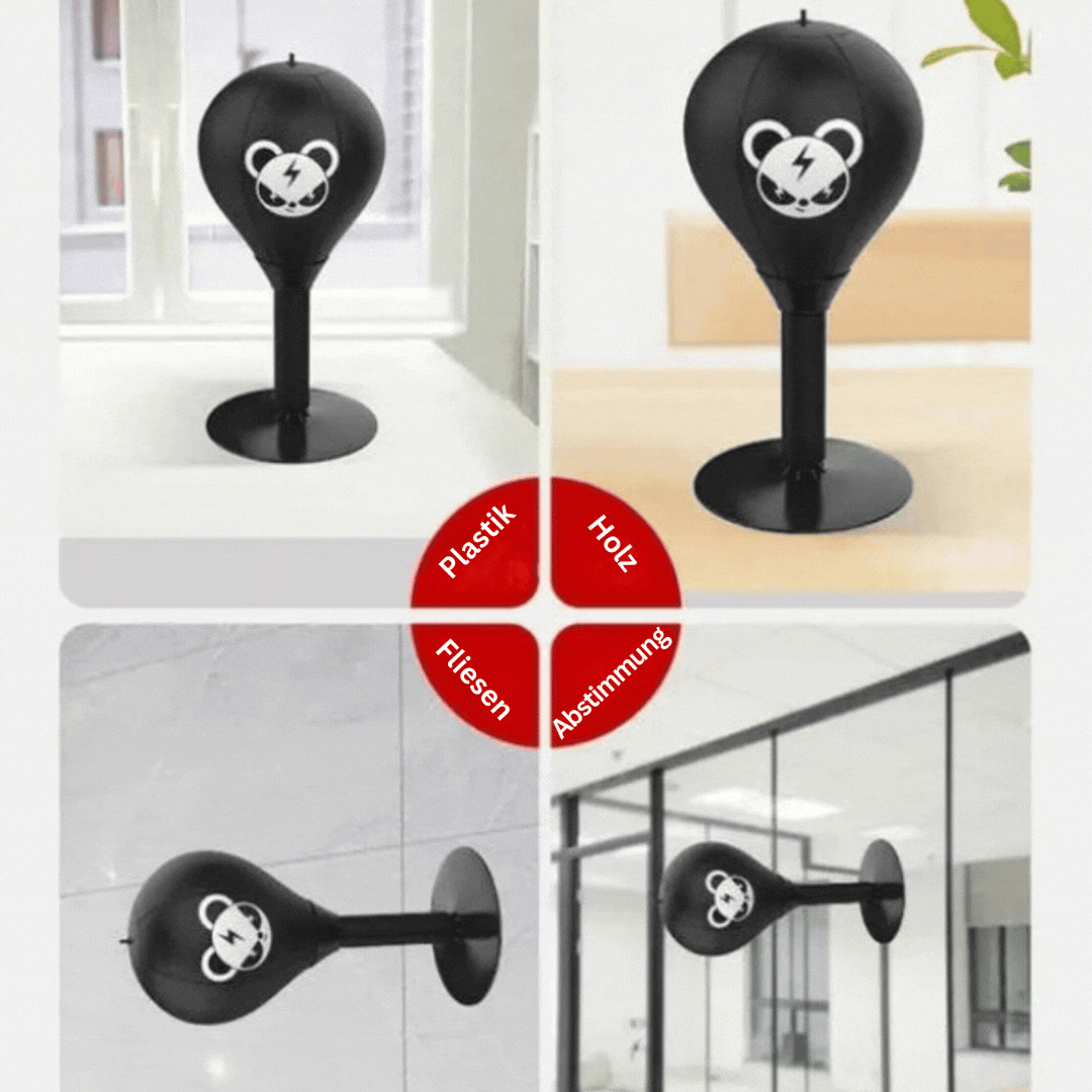 Boxball mit starker Saugnapfbasis – PowerStrike