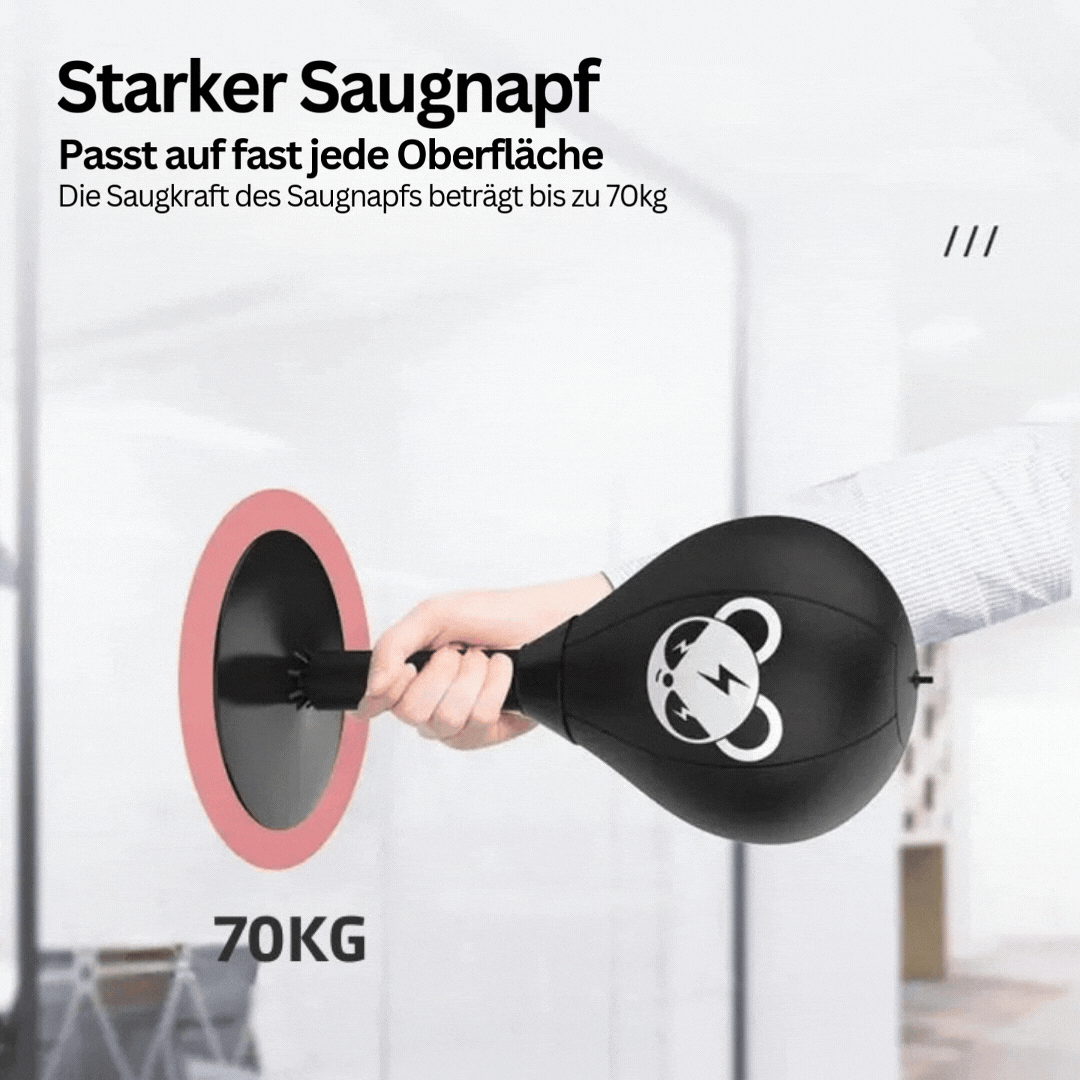 Boxball mit starker Saugnapfbasis – PowerStrike