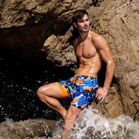 Trendy men's swim shorts with print – Julien