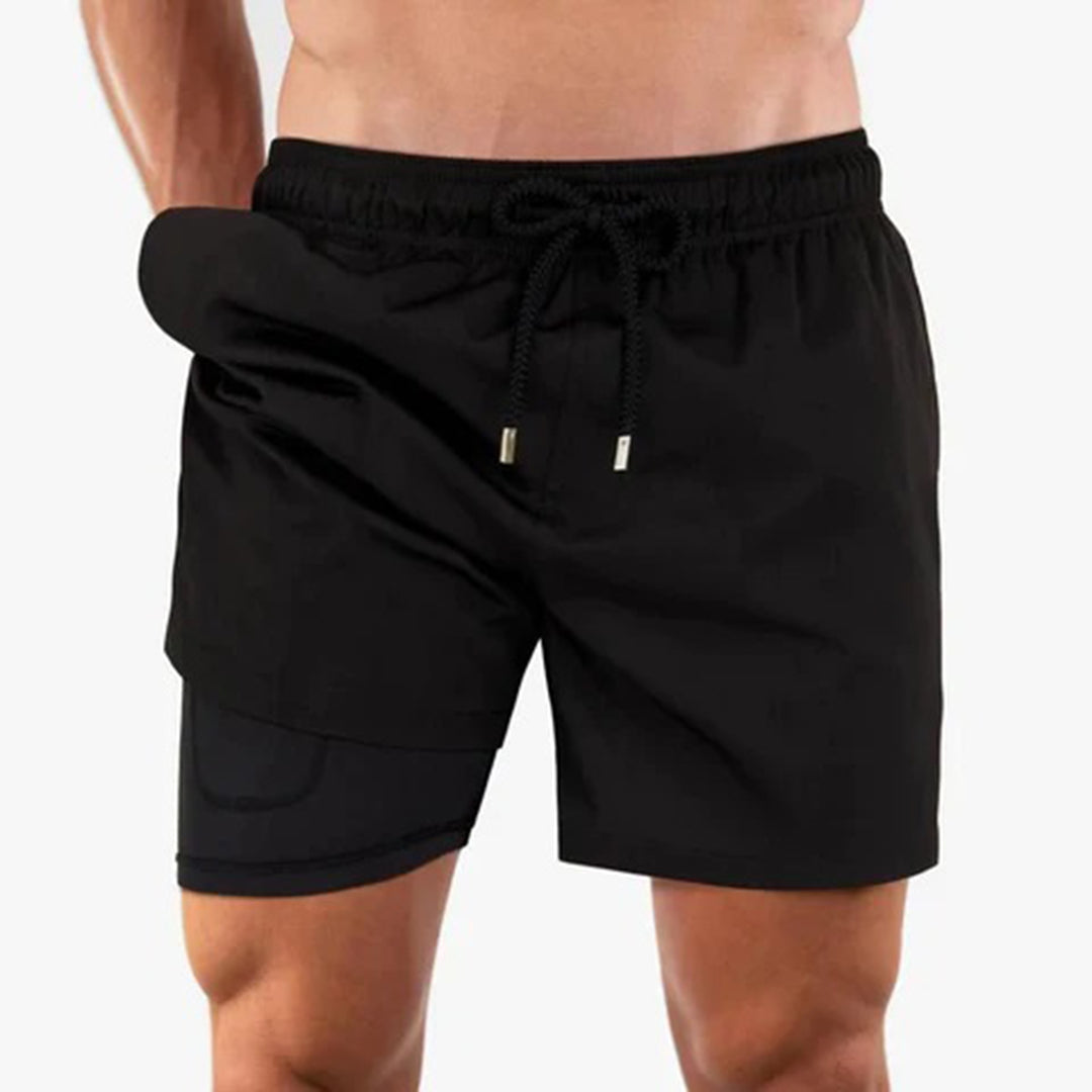 Trendy men's swim shorts with print – Julien