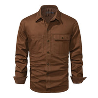 Stylish men's shirt with contrasting details – Ruben