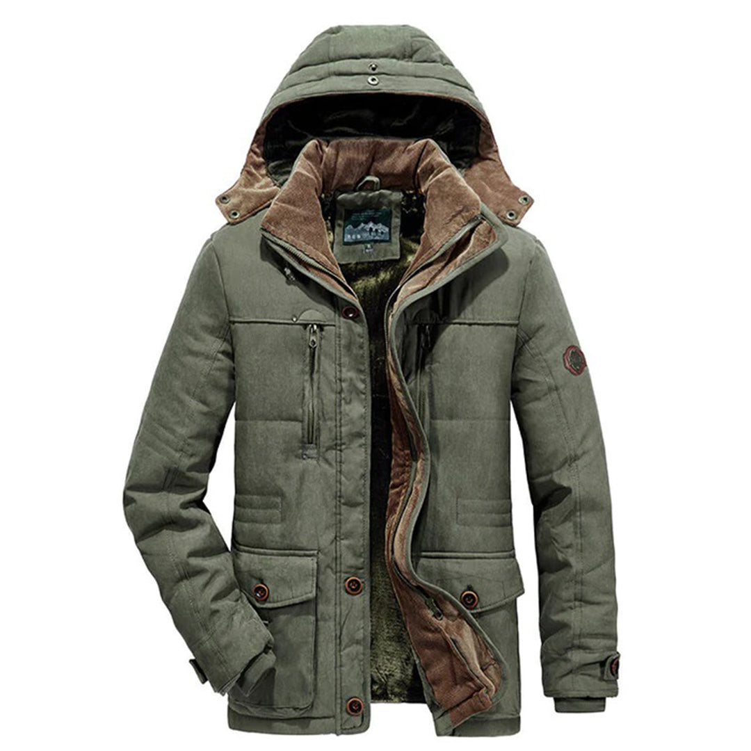 Warme Herren Winterjacke mit Fleece - Everest