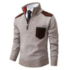 Herren Pullover mit Edge-Zipper-Neck und langem Arm – Cedric