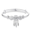 Verstellbares Traumfänger-Armband aus 925er Silber – Lisa