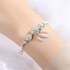 Verstellbares Traumfänger-Armband aus 925er Silber – Lisa