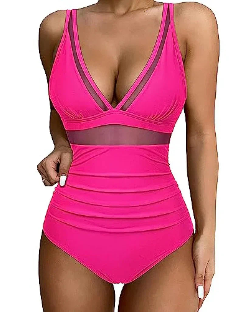 Swimsuit with adjustable straps and flattering cut – Leona