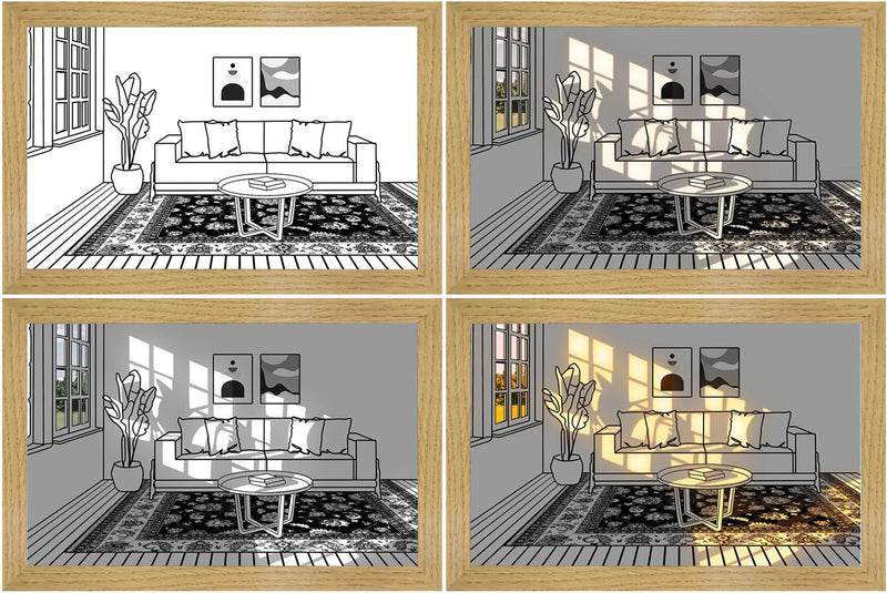 LED Leuchtenbild – Luminza