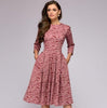 Retro Kleid mit Blumenmuster – Florina