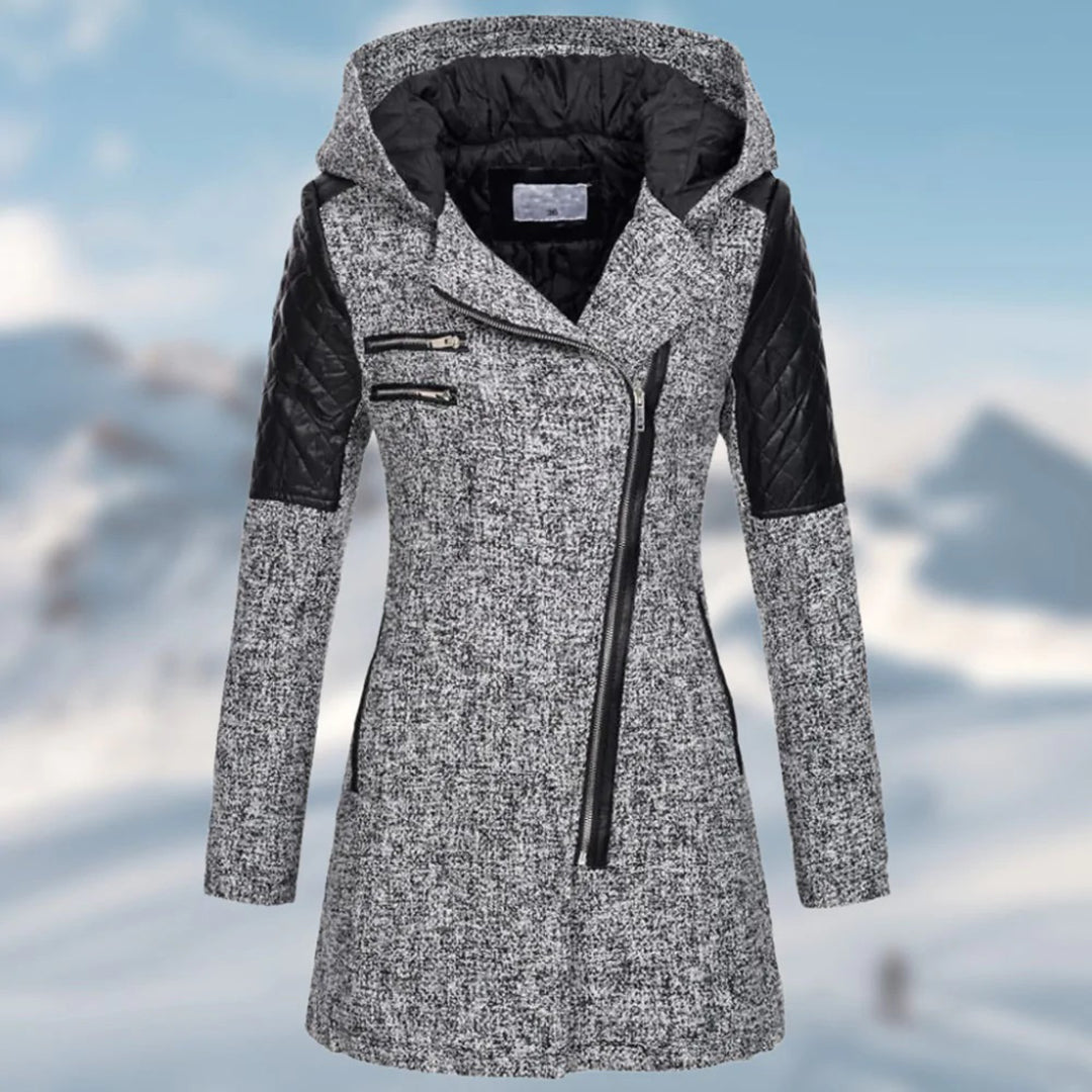 Warmer Langer Damen-Wintermantel - Aria