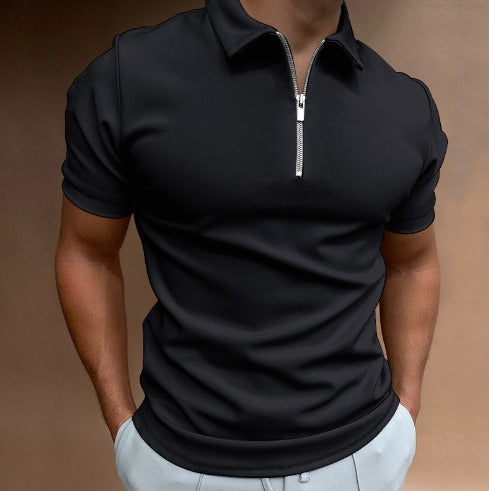 Modernes Slim Fit Polo mit Reißverschluss (1 Kaufen, 1 Gratis) - VestoZip Herren-Polo