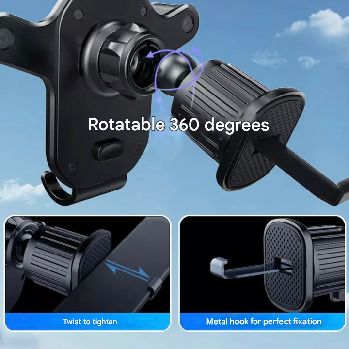 Universal Car Phone Holder with Vent Hook – Griponix