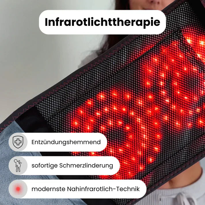 Orthopädisches Rückenband mit Infrarottherapie – ThermaLum