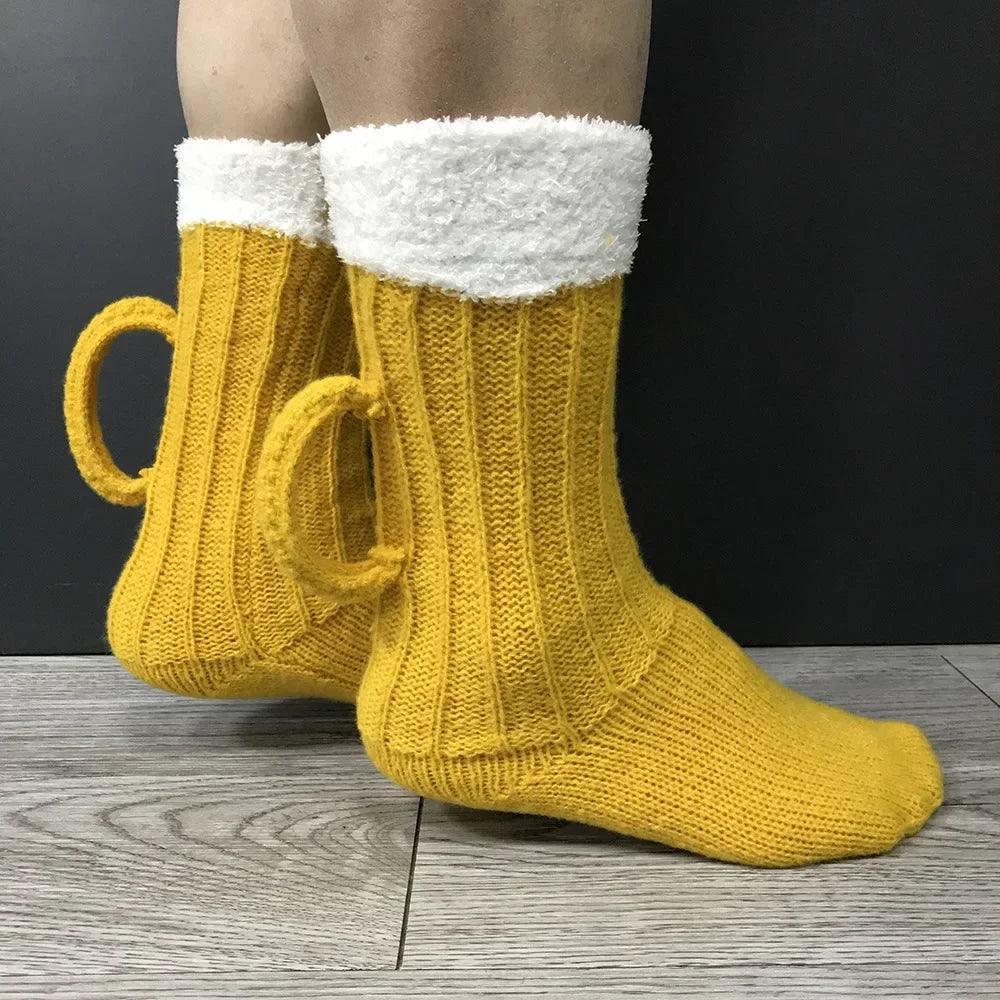 Unisex Socken im Bierkrug-Design – SchaumSocken Oktoberfest 2025