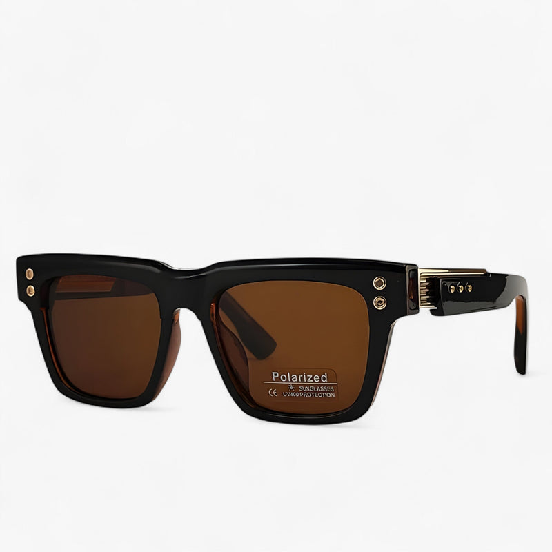 Gepolarisierte Steampunk-Sonnenbrille – Axior
