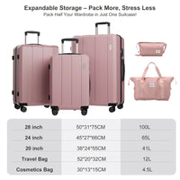 5-in-1 Hartschalen-Kofferset – Barcelona Explorer