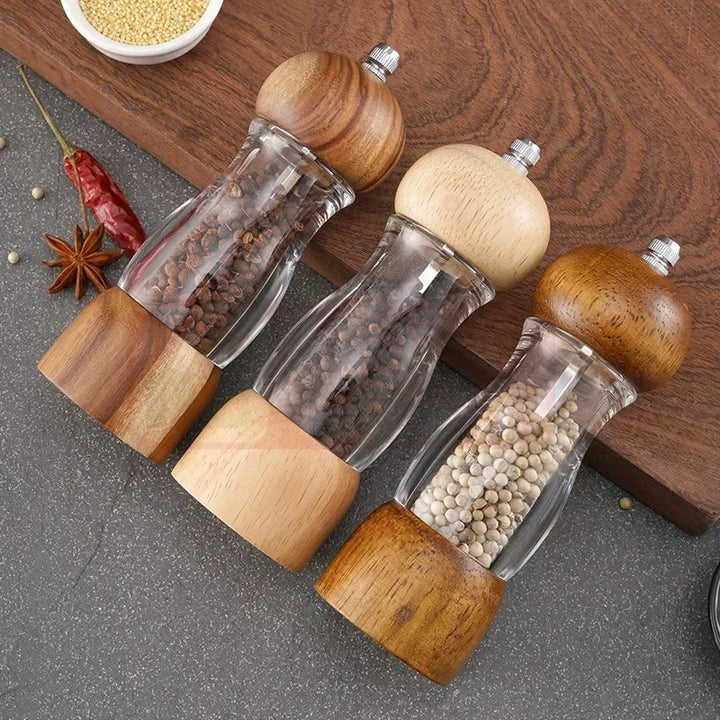 Manual Salt and Pepper Mill Set - SeasonSculpt