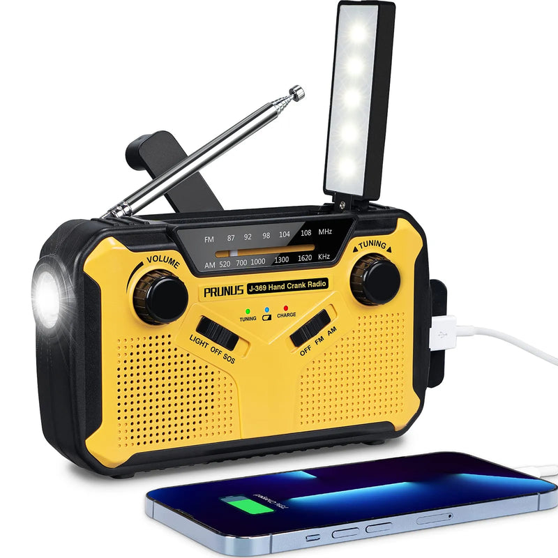 Multifunctional Emergency Radio with Charging Options - SafeSignal