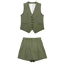 Zweiteiliges Sommeroutfit mit Vintage-Top – Amaya