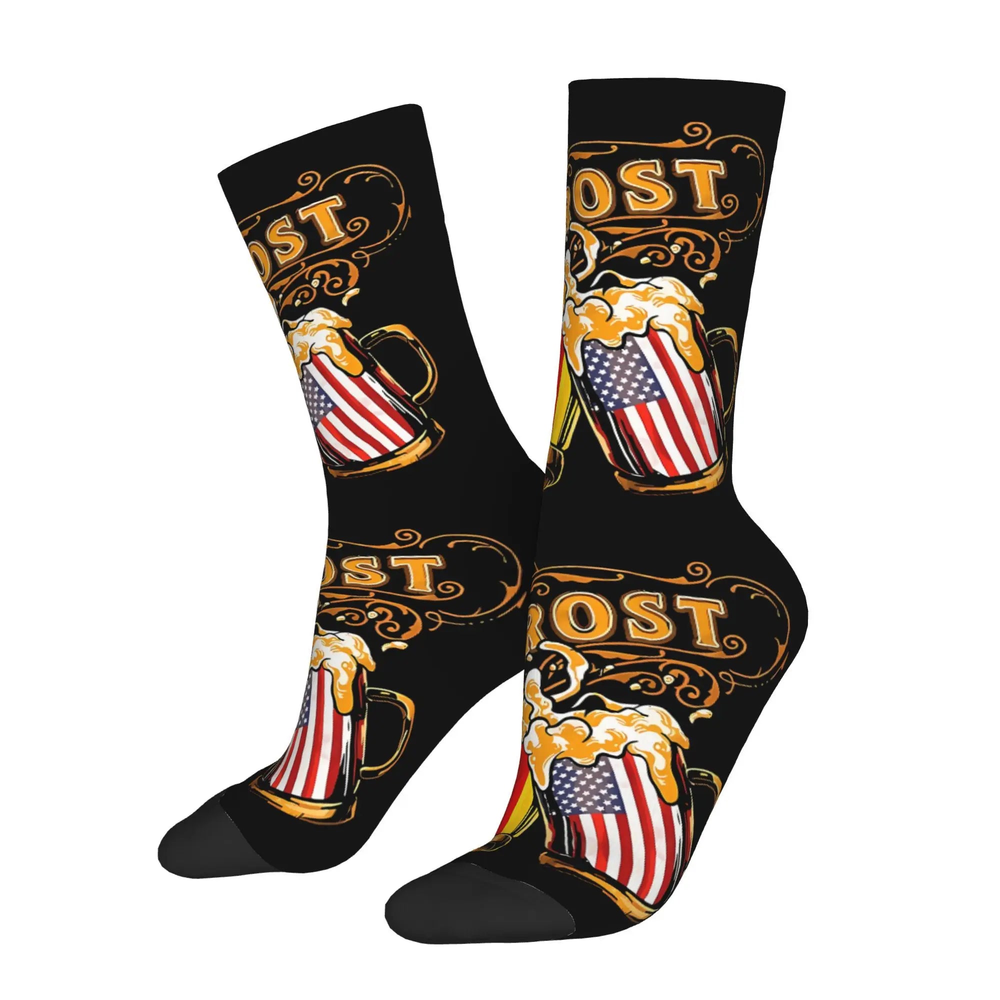 Socken mit Bierkrug-Print (2er-Set) – ProstSocken Oktoberfest 2025