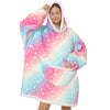 Oversized Fleece-Decke mit Kapuze & Taschen – SnugJoy