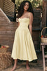 Stylisches Sommerkleid mit Spaghettiträgern und Taillenmieder – Mira