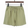 Luftige Damen Leinen-Shorts mit Hoher Taille und Sportlicher Passform – Fenja